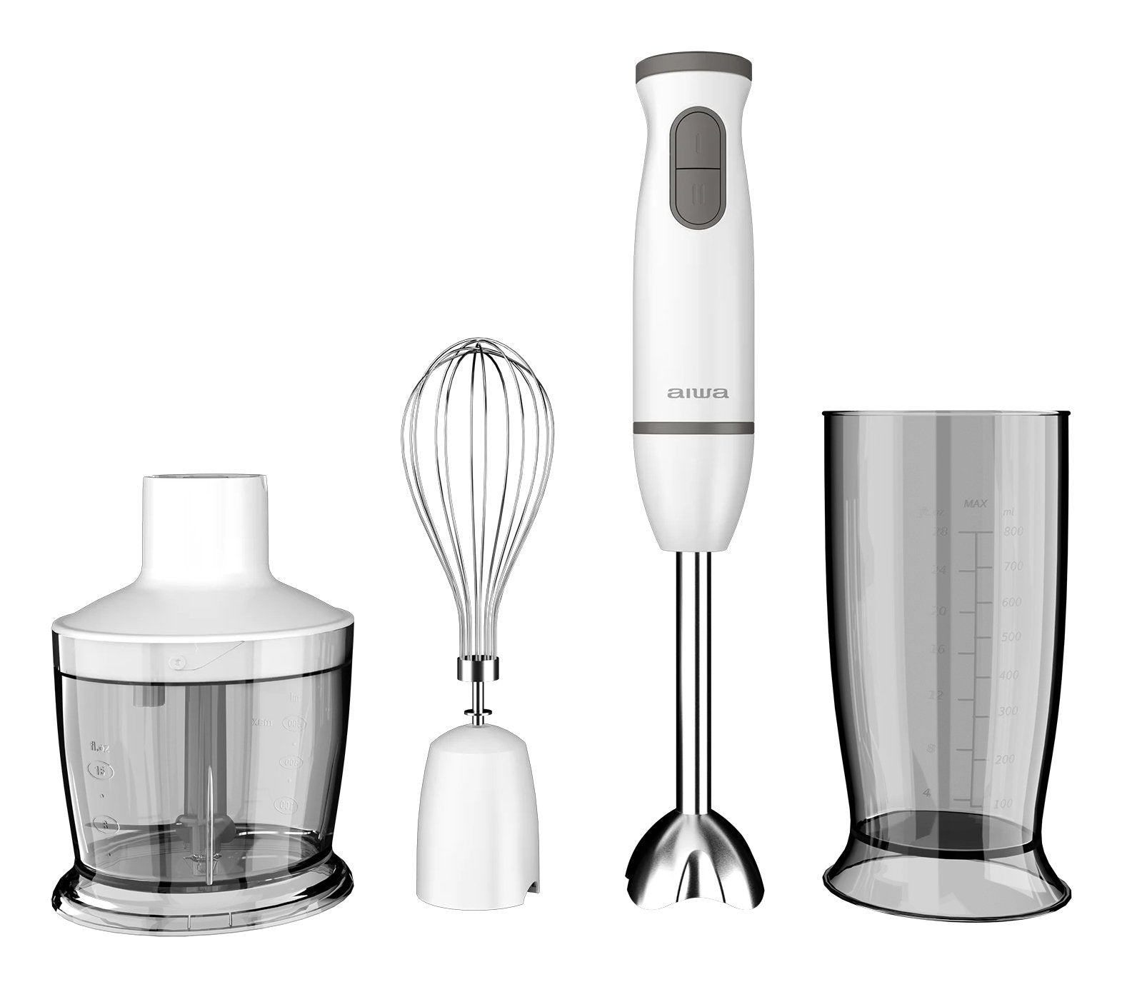 Batidora De Mano Aiwa Kenkiri 800 Plus 600w + Vaso 500ml