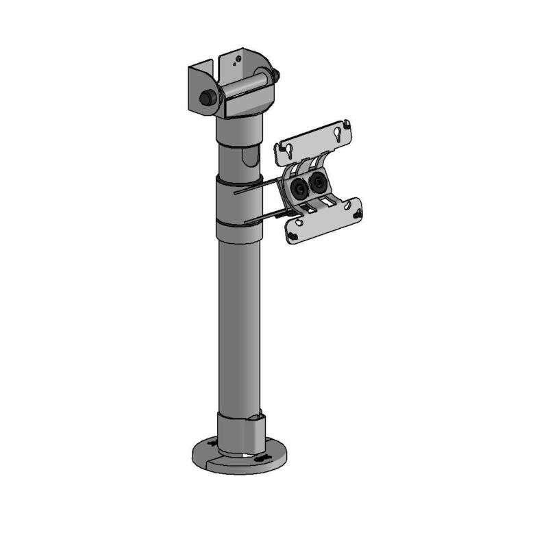 400 Mm Pole With Top Mount For Micros Customer Display