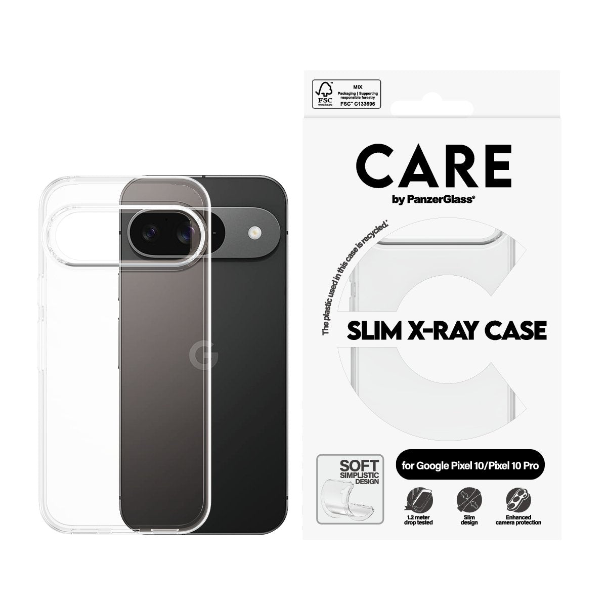 EAN 5715685029035 - PanzerGlass CARE™ by ® X-Ray Case Google Pixel 10 | 10 Pro funda para teléfono móvil Transparente imagen 2