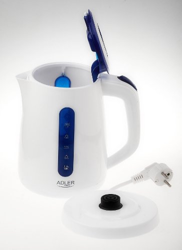EAN 5908256833166 - Adler AD 1234 tetera eléctrica 1,7 L 2200 W Azul, Blanco imagen 5
