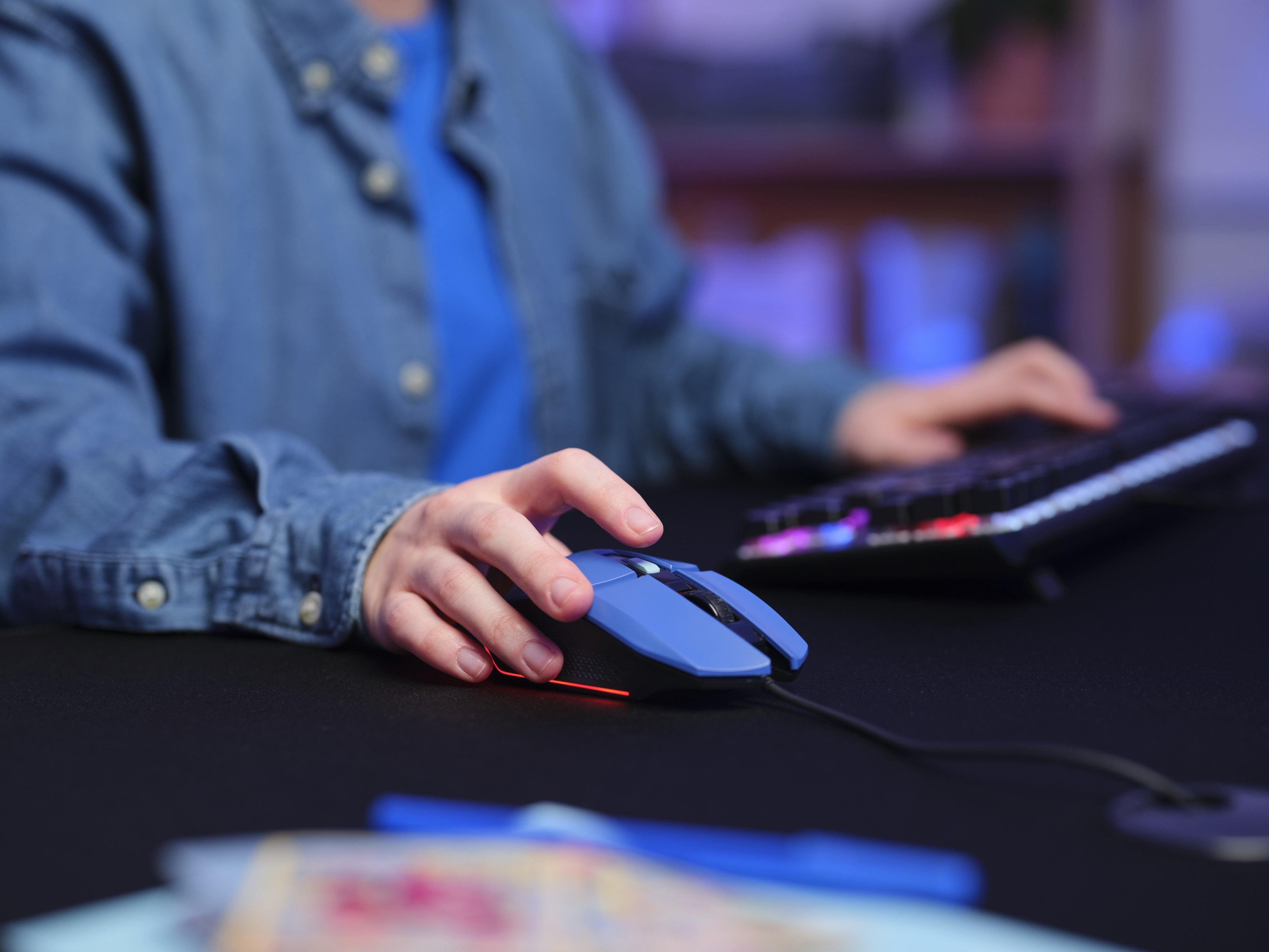 Ratón Gaming Trust Gaming Gxt 109 Felox Hasta 6400 Dpi Azul