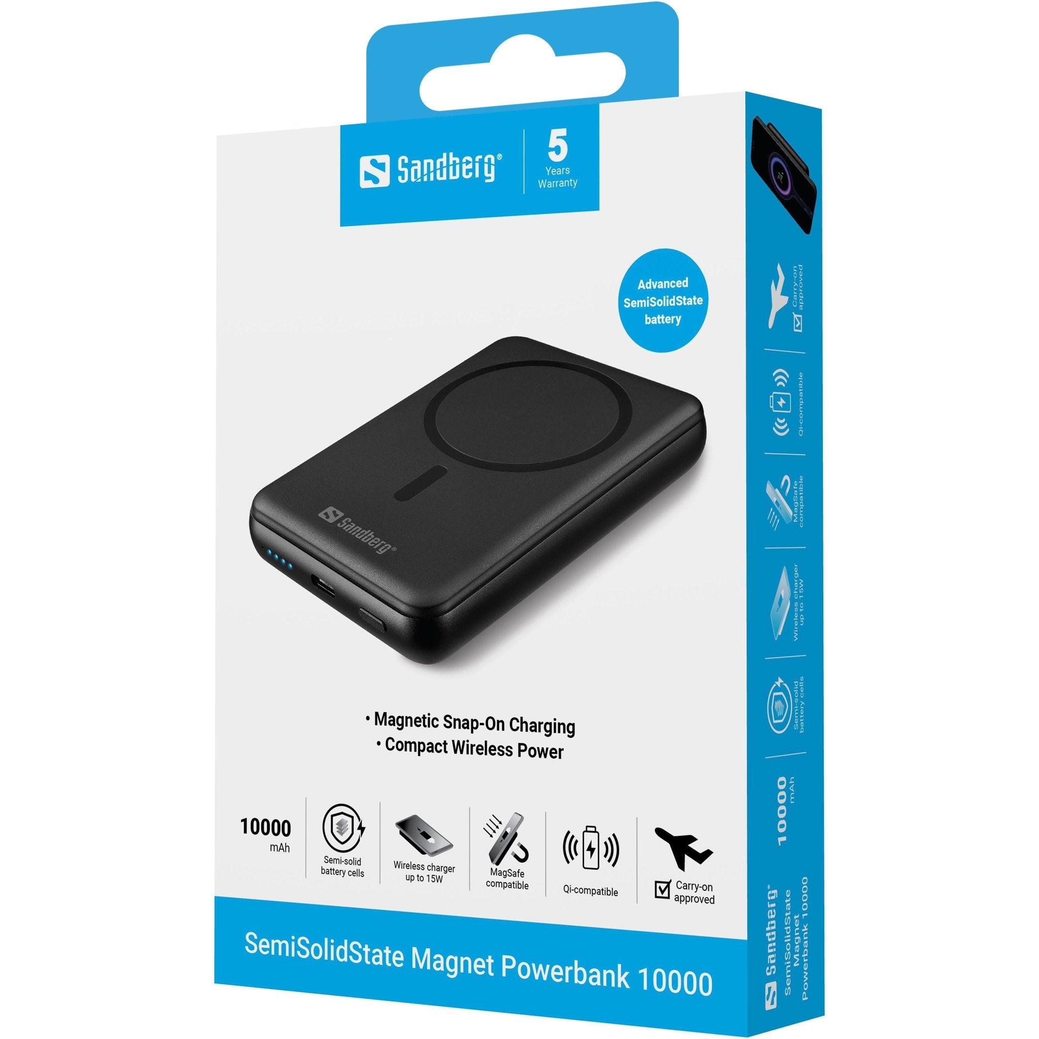 Semisolidstate Magnet Powerbank 10000 421-51