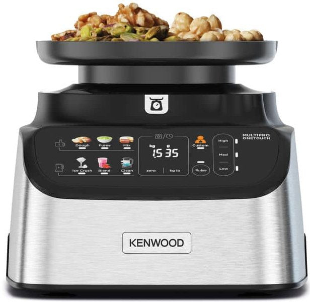 Kenwood Kompakt-Küchenmaschine Multipro Onetouch (Plata/Negro, 1.000 Watt, Integrierte Waage, Mixaufsatz) 0w22011079