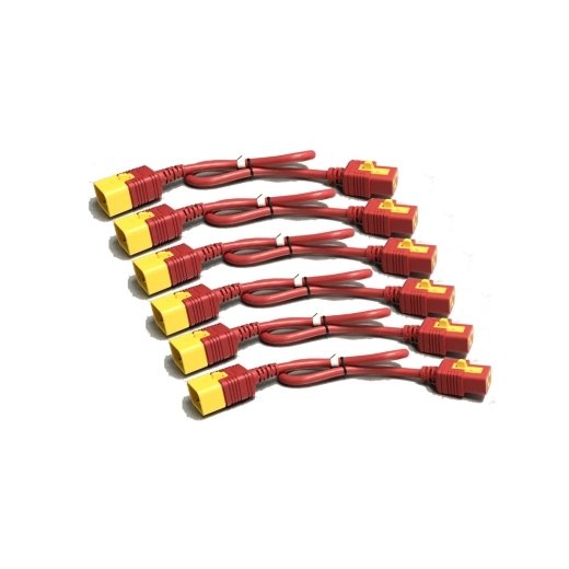 Apc Power Cord Kit - Cable De Alimentación - Iec 60320 C19 A Iec 60320 C20 - 16 A - 61 Cm - Rojo (Paquete Con 6)