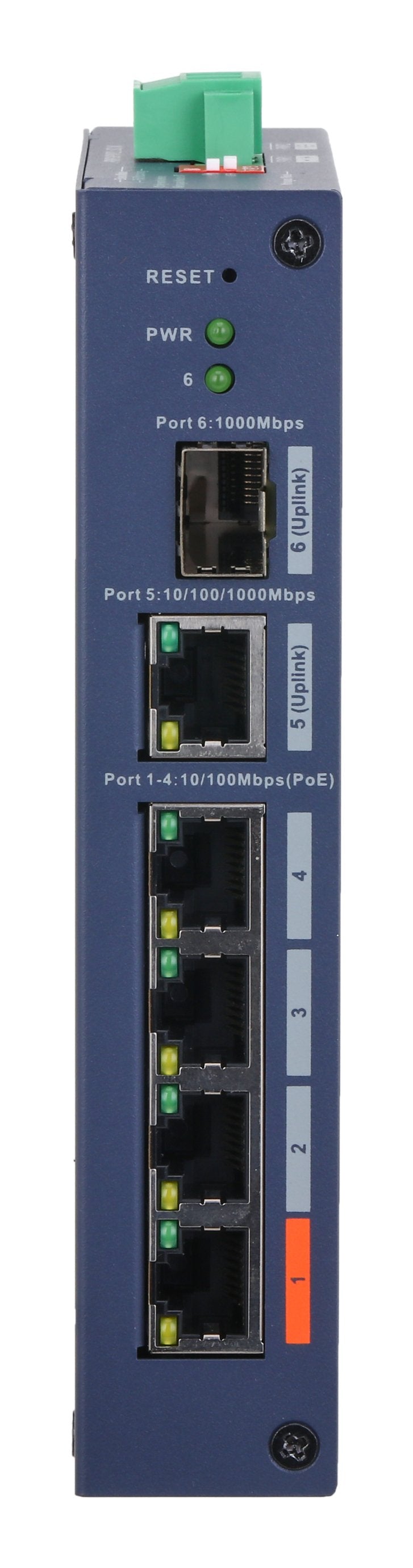 Switch Dahua Type Managed Switch Layer L2 Form Factor Desktop 4xrj-45 Ports Rj-45 Ports Type Fast Ethernet (10/100) 4xfast Ethernet (Copper) Ports Quantity 1xgigabit Ethernet (Copper) Ports Quantity 1xsfp Module Slots Quantity 1xfibe