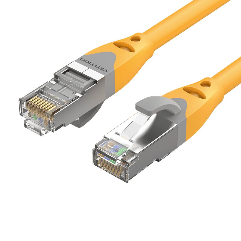 Cable De Red Rj45 Sftp Vention Ibhyf Cat.6a 1m Naranja