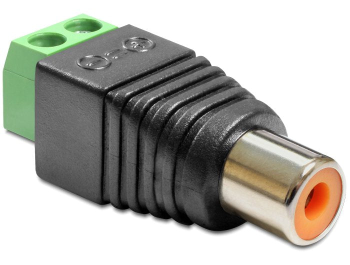 Delock 65418 Adaptador Terminalblock 2pin -> Rca