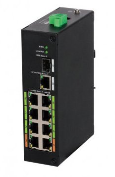 EAN 6923172594099 - Dahua Technology DH-LR2110-8ET-120 L2 Fast Ethernet (10/100) Energía sobre Ethernet (PoE) Negro imagen 1
