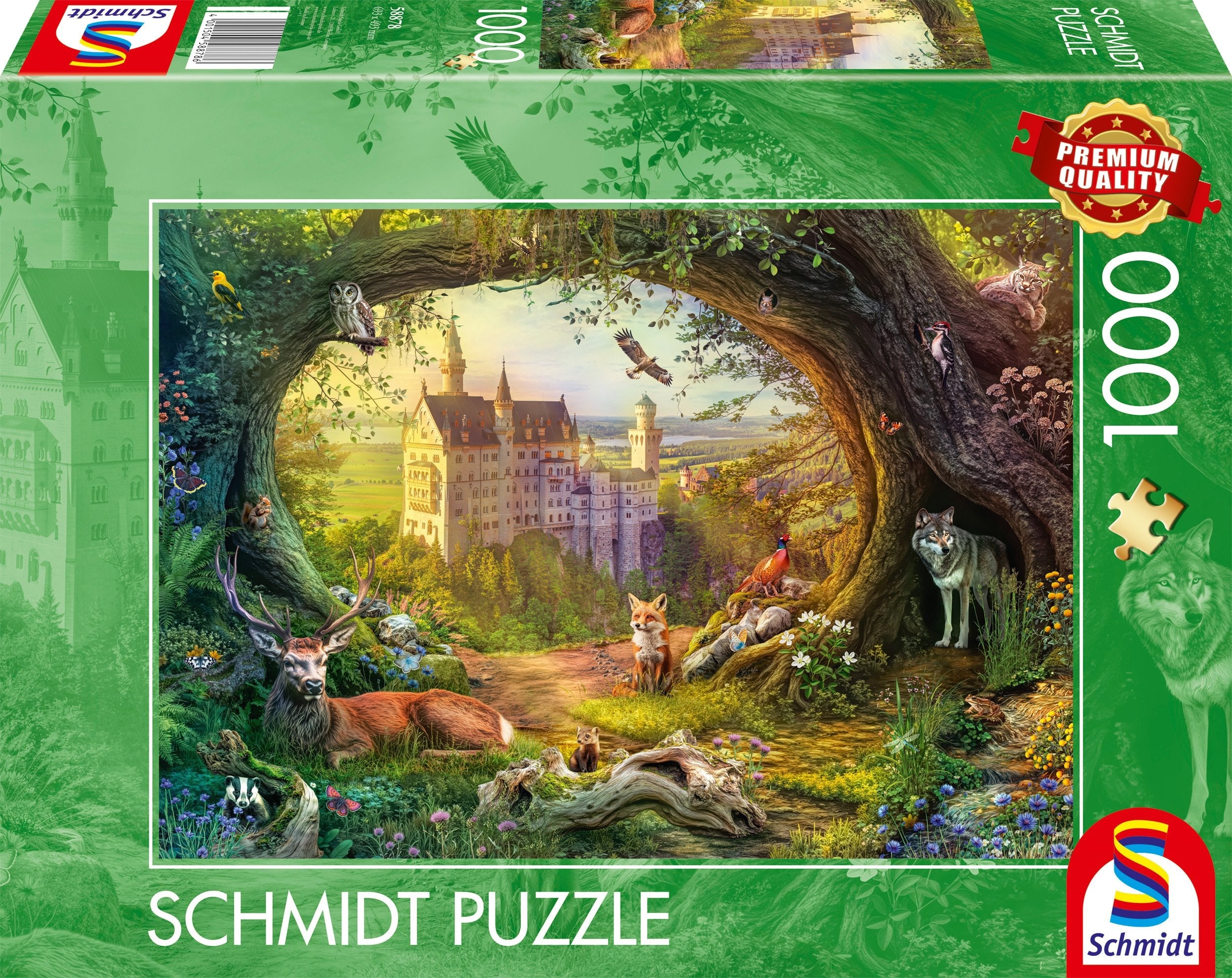 Schmidt Spiele Märchenschloss Und Waldzauber (1000 Teile) 58878