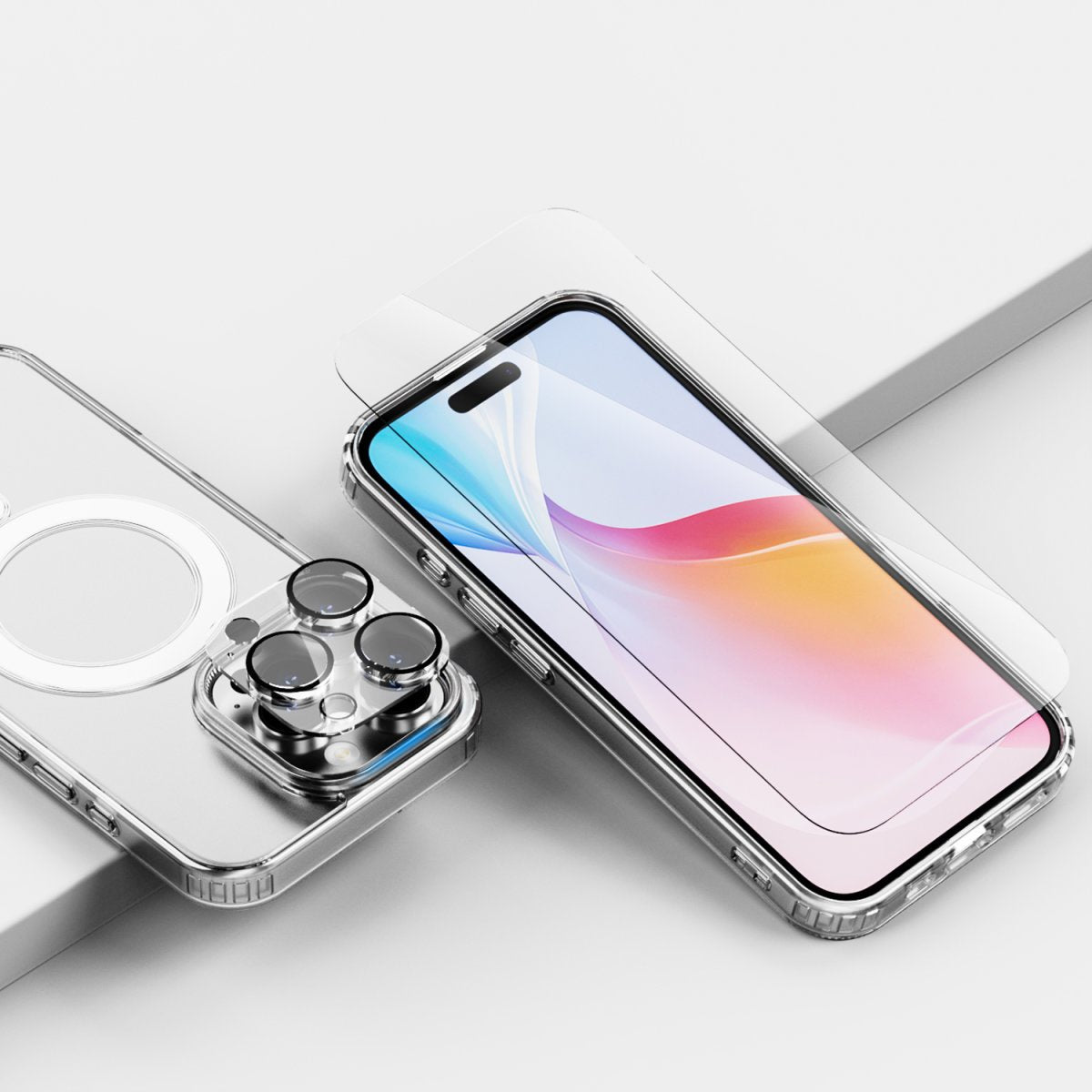 4smarts 3in1 Premium Starter Set Para Apple Iphone 16 Pro Max Magsafe-Kompatibel