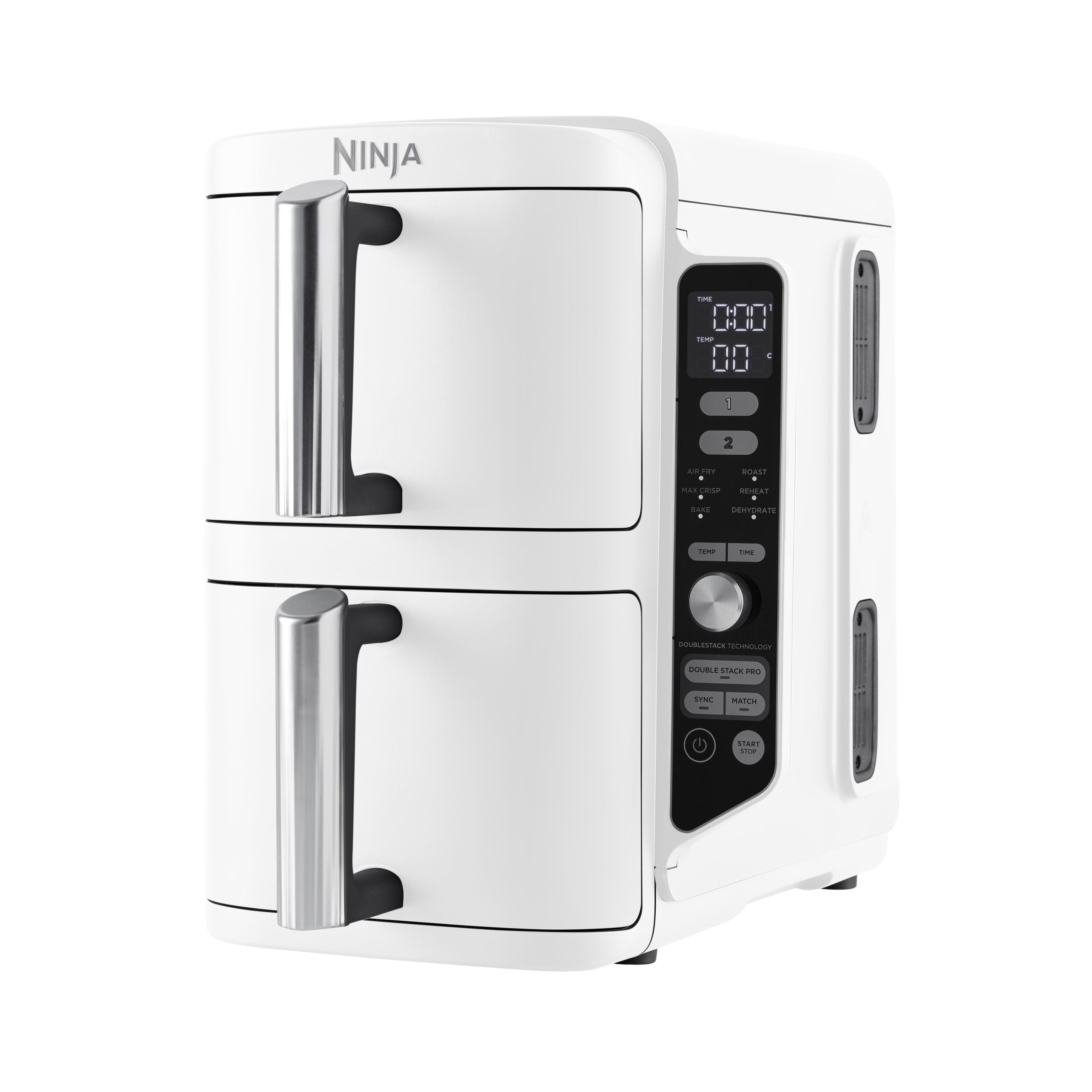 Freidora Sin Aceite Ninja Double Stack Xl De 9,5 L, Color Blanco Sl400euwh
