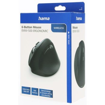 Hama 00182699 Ratón Mano Derecha Rf Inalámbrico Óptico 1400 Dpi