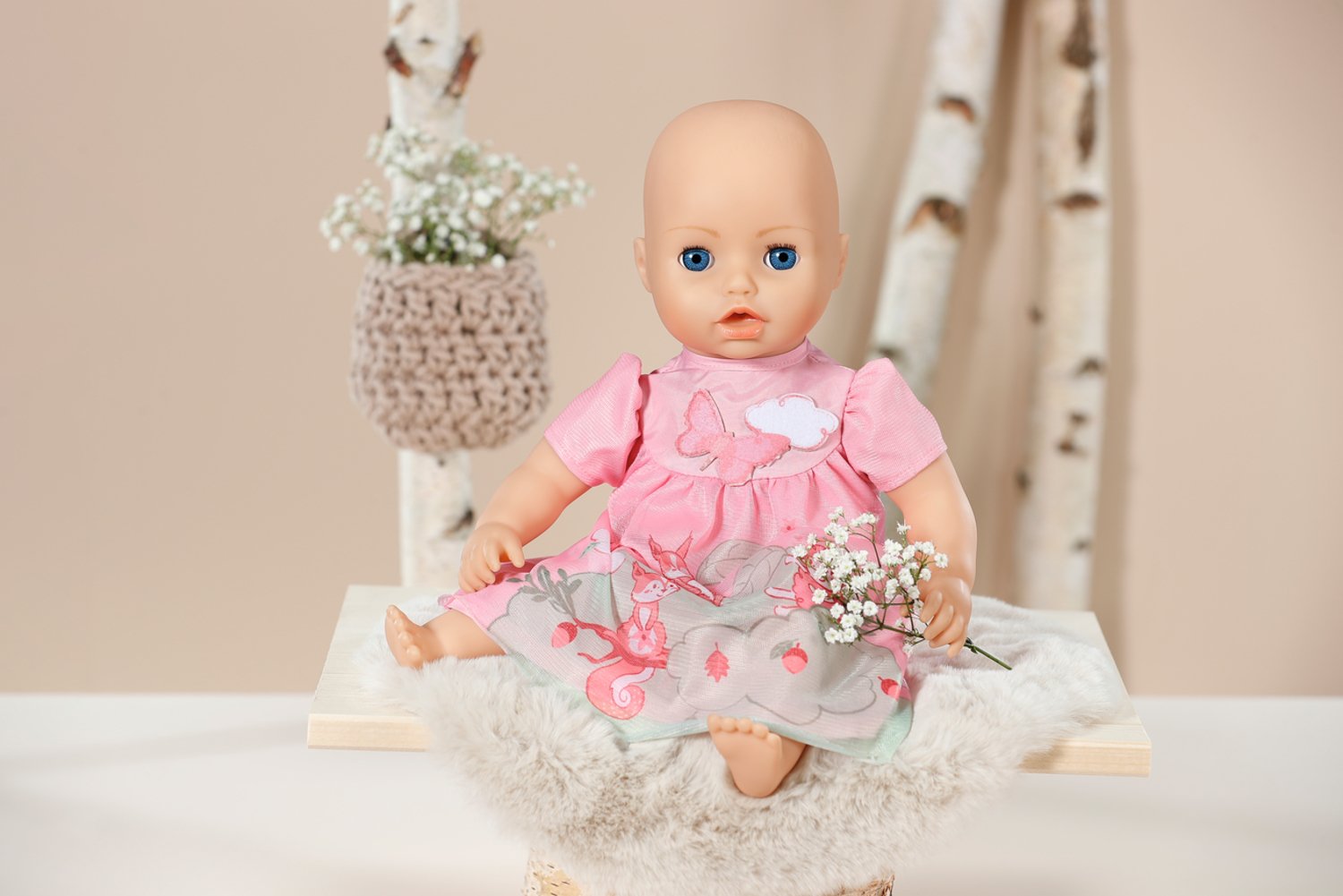 Zapf Creation Baby Annabell® Vestido Rosa, Accesorios Para Muñecas (43cm) 709603