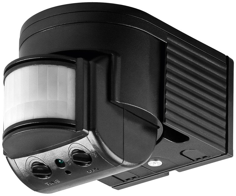 EAN 4040849960017 - Goobay 96001 detector de movimiento Sensor infrarrojo pasivo (PIR) Alámbrico Pared Negro imagen 1