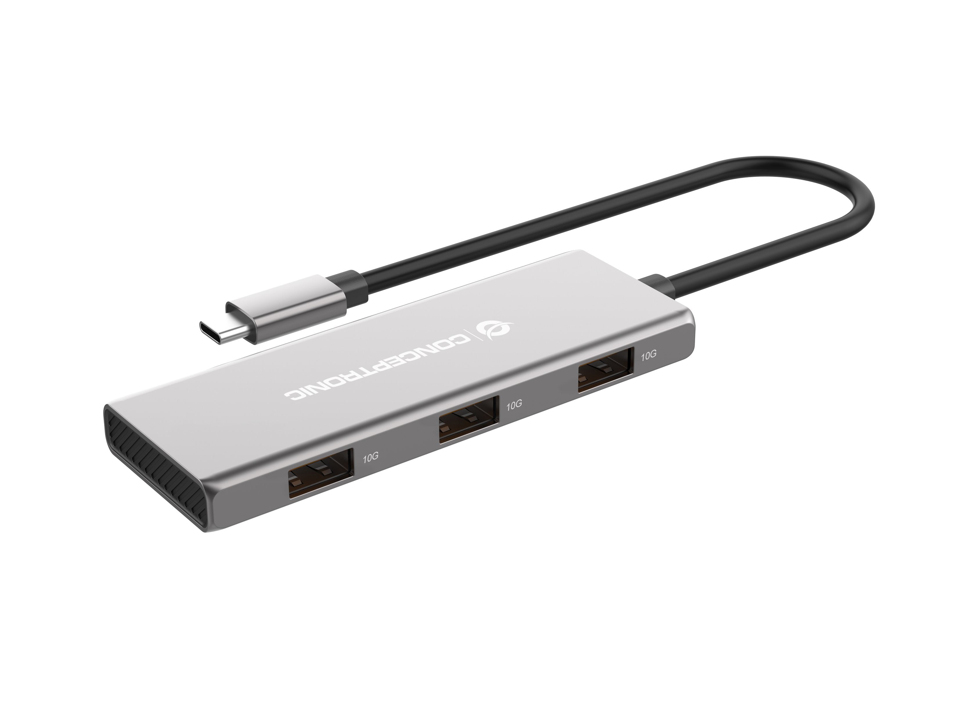 Conceptronic Dock Usb-C->4xusb-C,3xusb-A,100wpd O.N.0.25m Gr