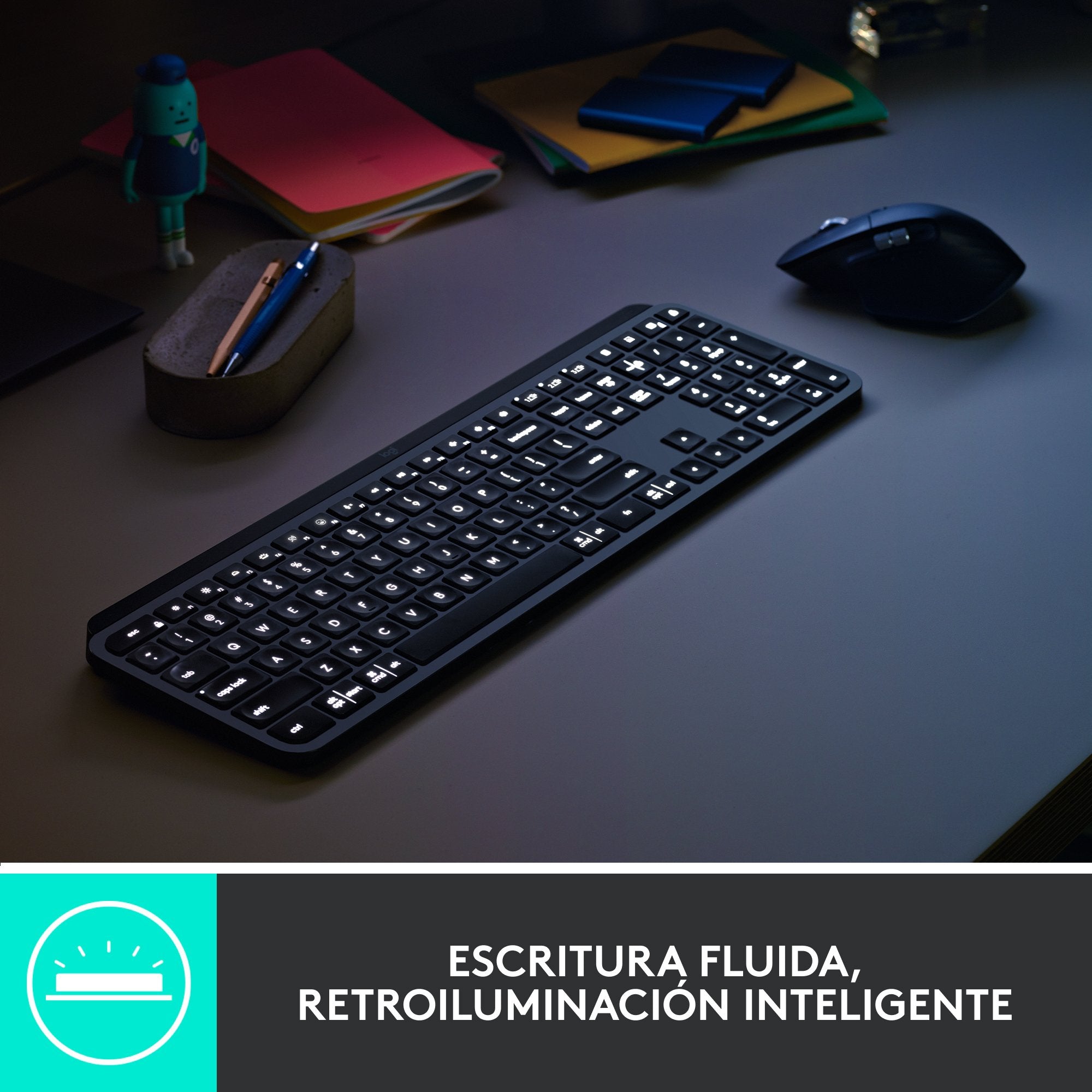 EAN 5099206104440 - Logitech MX Keys Combo for Business Gen 2 teclado Ratón incluido Oficina RF Wireless + Bluetooth QWERTY I imagen 9