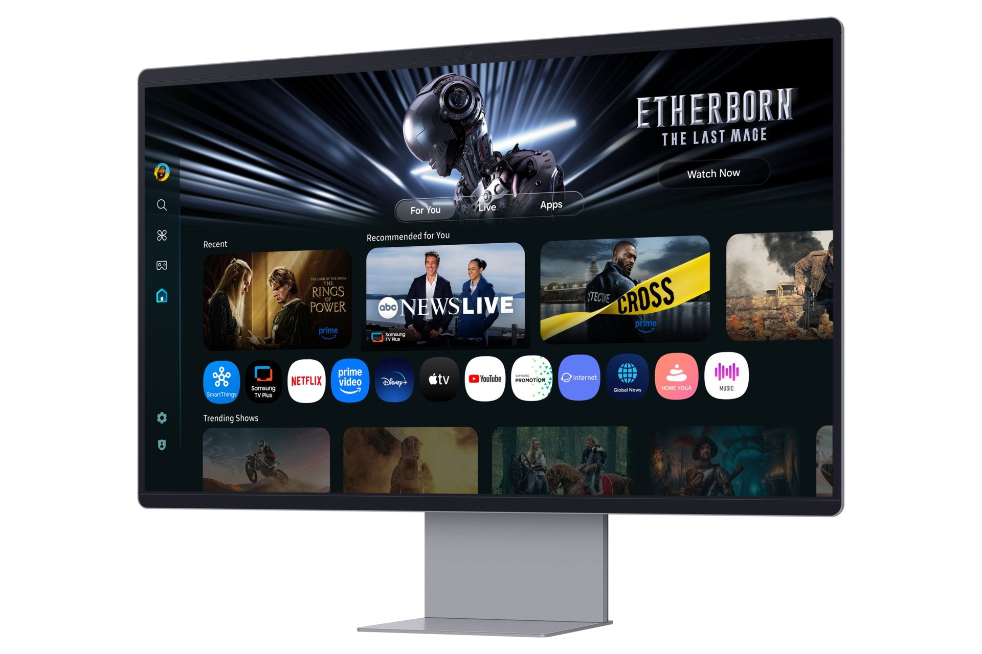 EAN 8806097342847 - Samsung M90SF pantalla para PC 81,3 cm (32") 3840 x 2160 Pixeles 4K Ultra HD OLED Plata imagen 7