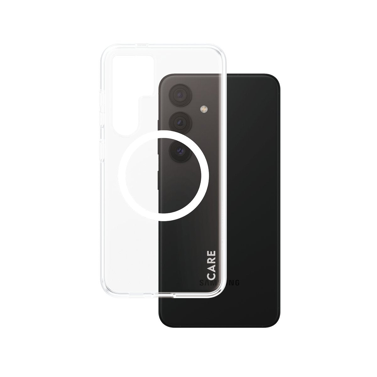 EAN 5715685012266 - PanzerGlass CARE™ by ® Urban Combat Case Transparent w. White Qi Compatible Samsung Galaxy S24 funda para imagen 1