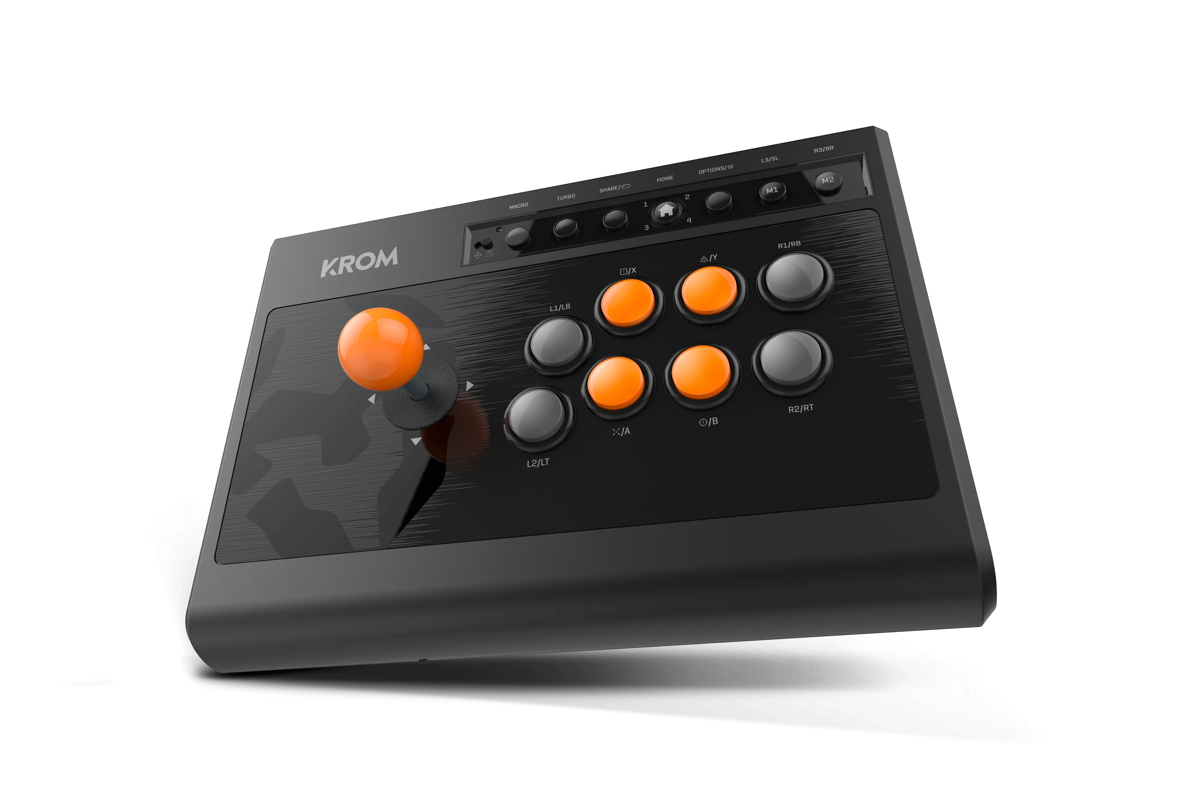 Krom Fightstick Kumite Playstation 4 Y 3 Xbox One Negro Nxkromkmt