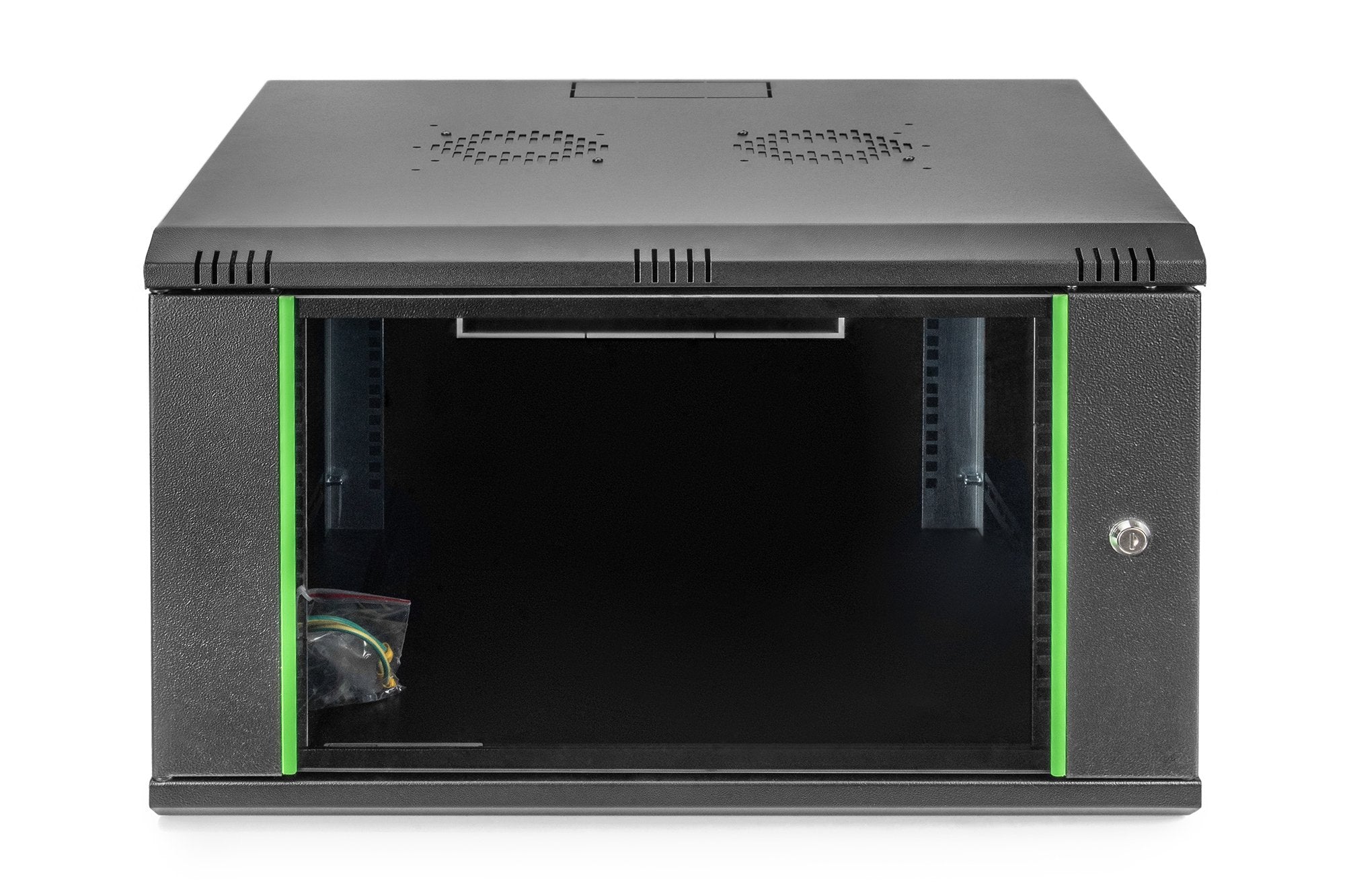 Digitus Carcasa De Pared De La Serie Dynamic Basic - 600 X 450 Mm (An. X Pr.), Armario It Negro, Bastidor De Pared, 7u, 60 Kg, Bloqueo Del Teclado, 24 Kg, Negro