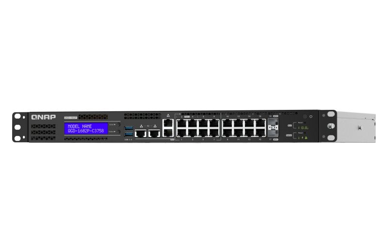 Qgd-1602-C3558: 8 2.5gbe Ports - 8 1gbe Ports 2 Sfp+ 10gbe. 86w T
