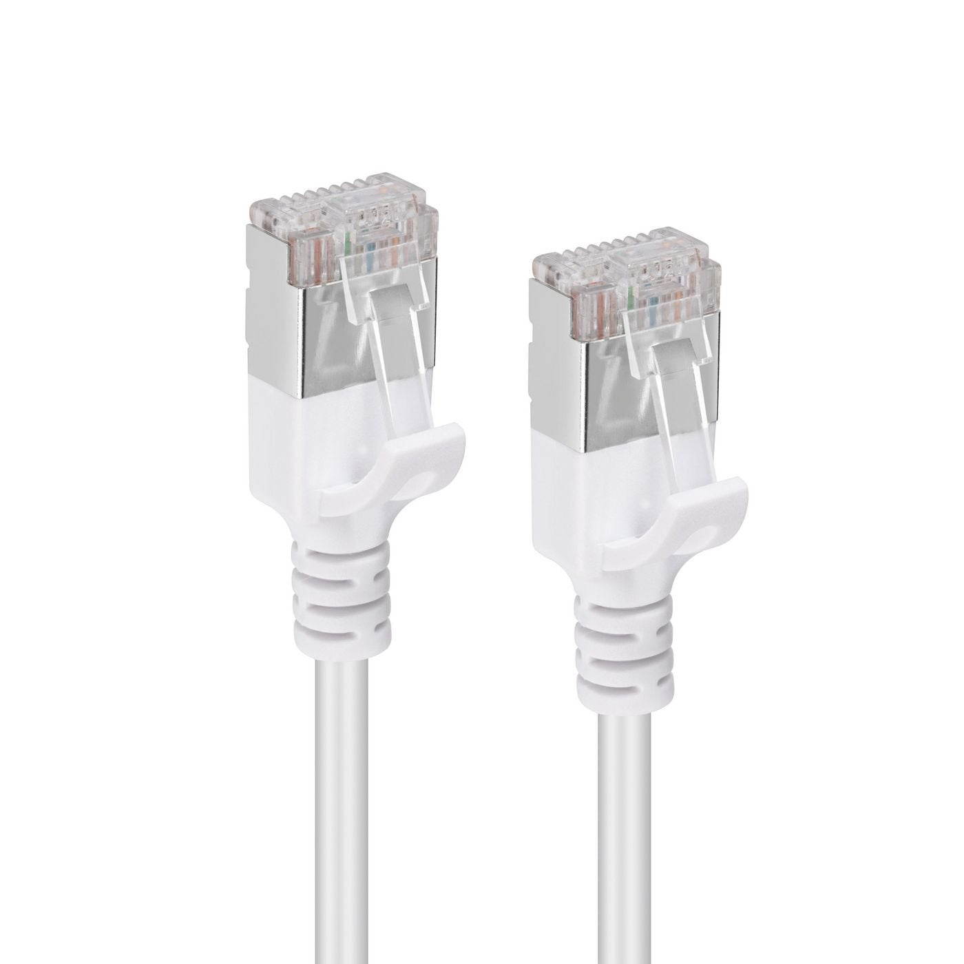 Cat6a U-Ftp Slim, Lszh, 0.15m Network Cable, White