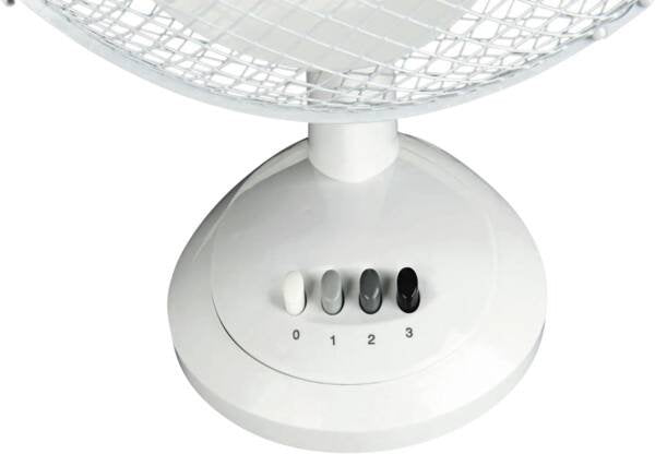 Gallet Ven12 Ventilador De Mesa, Nãºmero De Velocidades 3, 35 W, Oscilaciã³n, 30 Cm De Diã¡Metro, Blanco