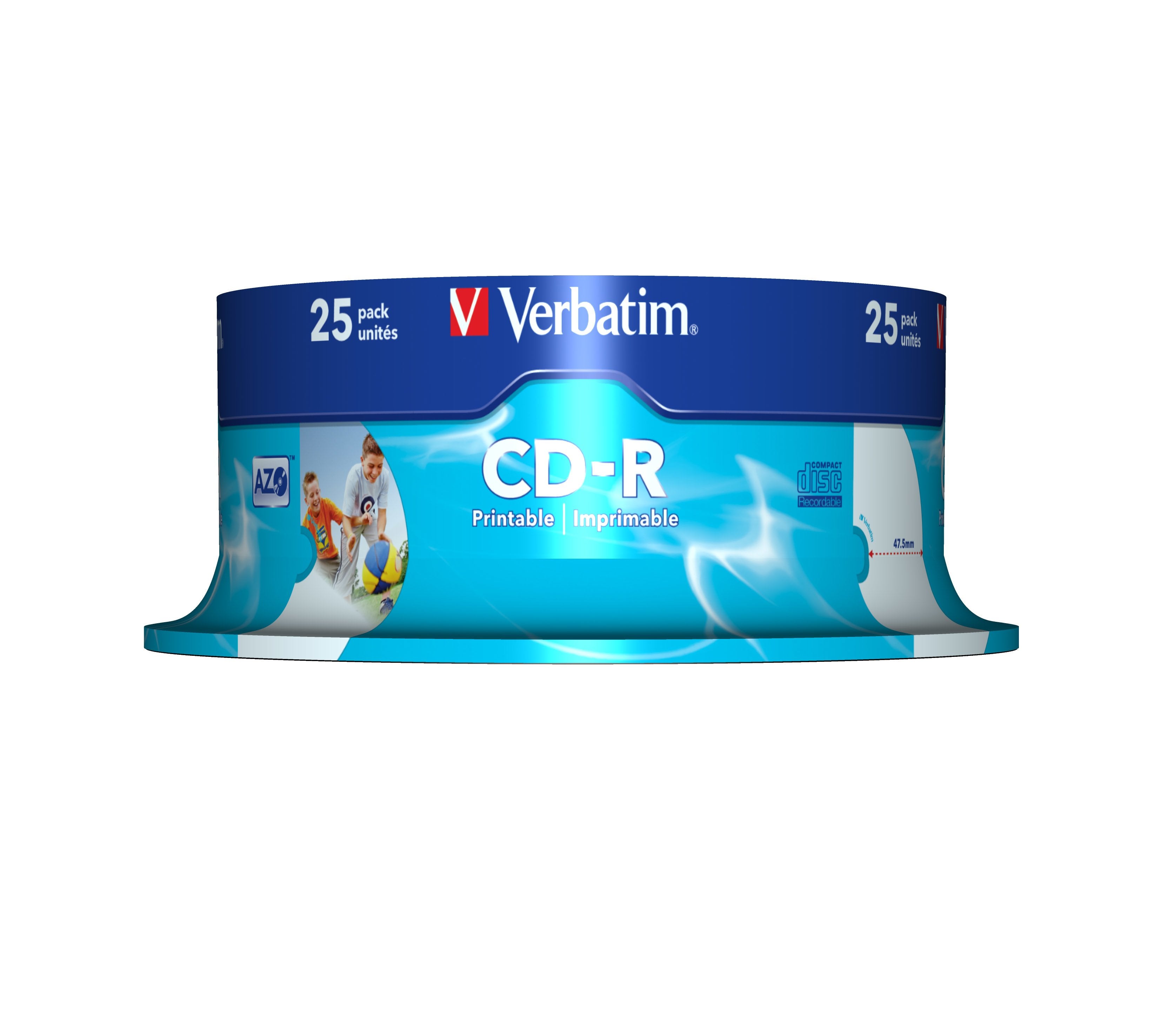 Verbatim Cd-R 700mb 52x 80 Min. Tarrina 25 Imprimible 43439 (8)