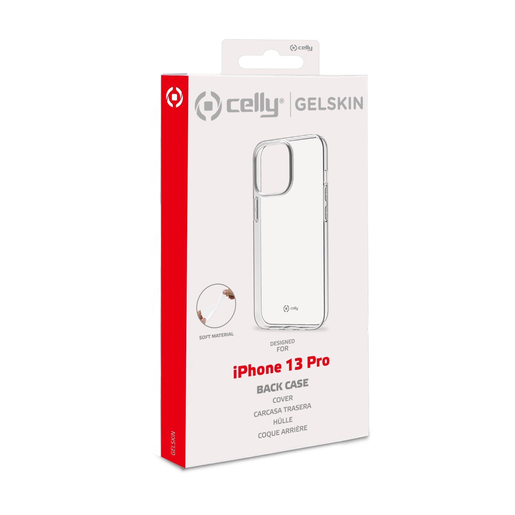 Funda Para Celly Gelskin Apple Iphone 13 Pro 15,5 Cm (6.1") Transparente