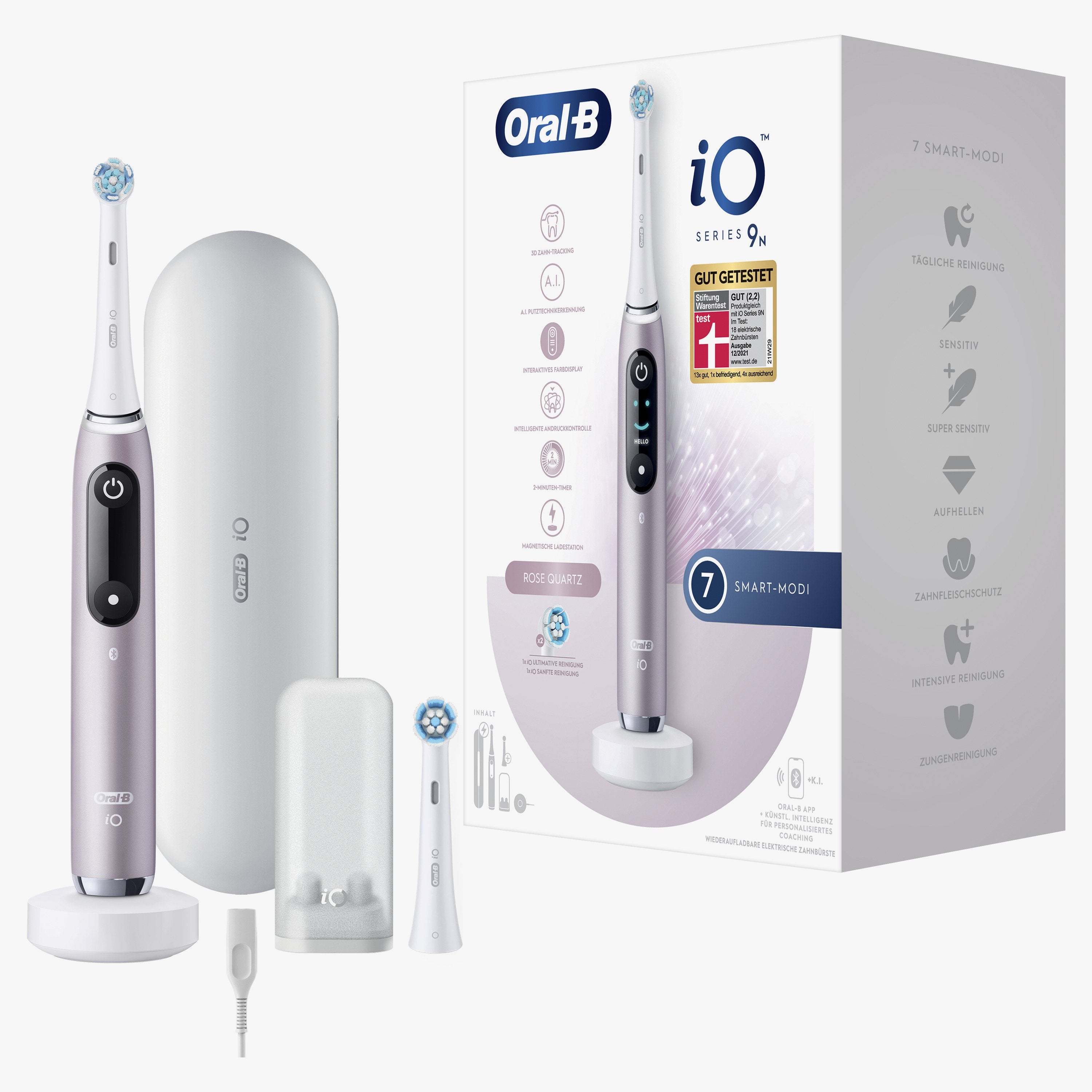 EAN 4210201408390 - Oral-B iO Series 9n Adulto Cepillo dental oscilante Rosa imagen 5