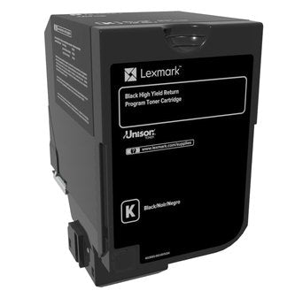 EAN 0734646601481 - Lexmark 74C2HK0 cartucho de tóner 1 pieza(s) Original Negro imagen 1