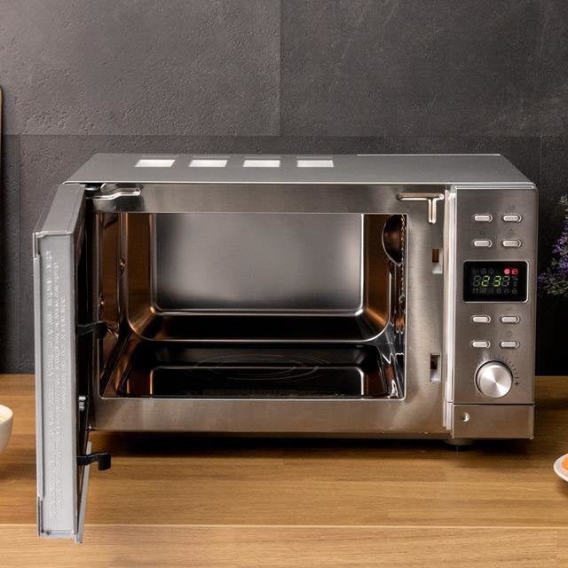 Cecotec Microondas Sin Plato Digital Grandheat 2000 Flatbed Steel. 700 W, 20 Litros