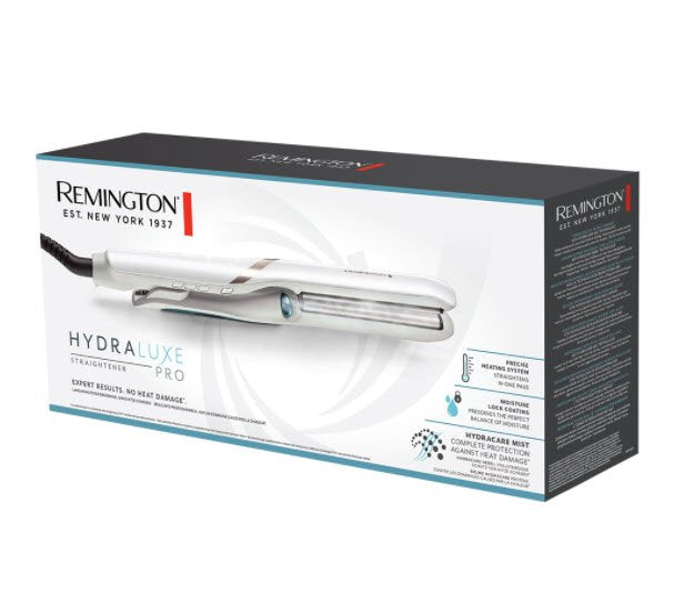 Plancha Remington S9001 De Pelo Hydraluxe Pro, Tecnología Hydracare Mist, Controles De Temperatura Digitales, 5 Ajustes Hasta 230°C