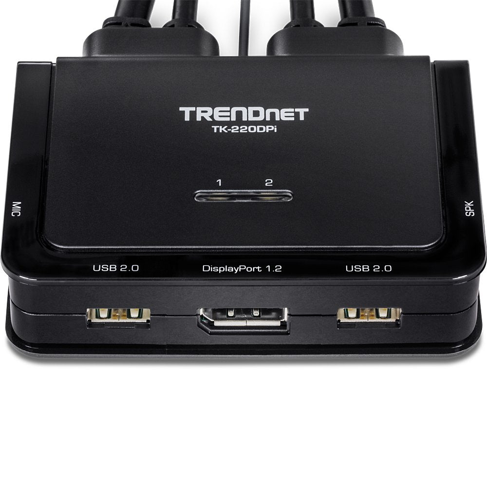 Conmutador Kvm Trendnet Tk-220dpi - 2 Ordenador(Es)