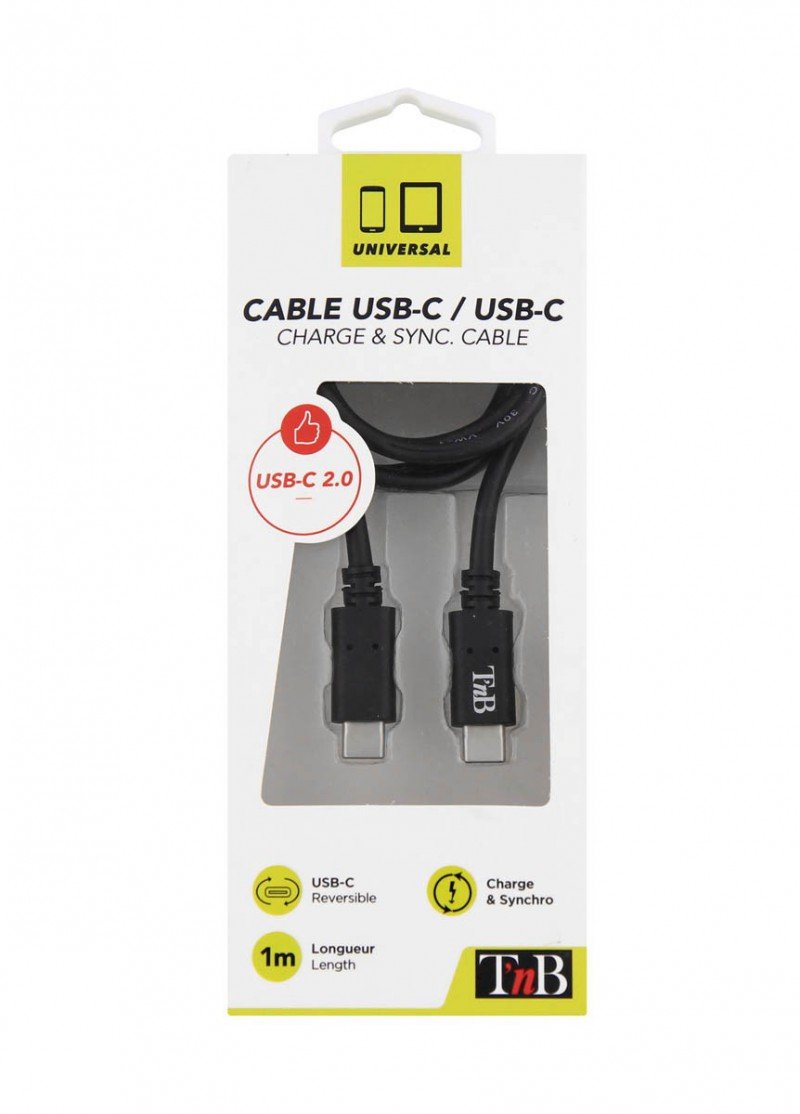 Tnb Cable 1 Meter Usb-C/2.0 Usb-C - Black