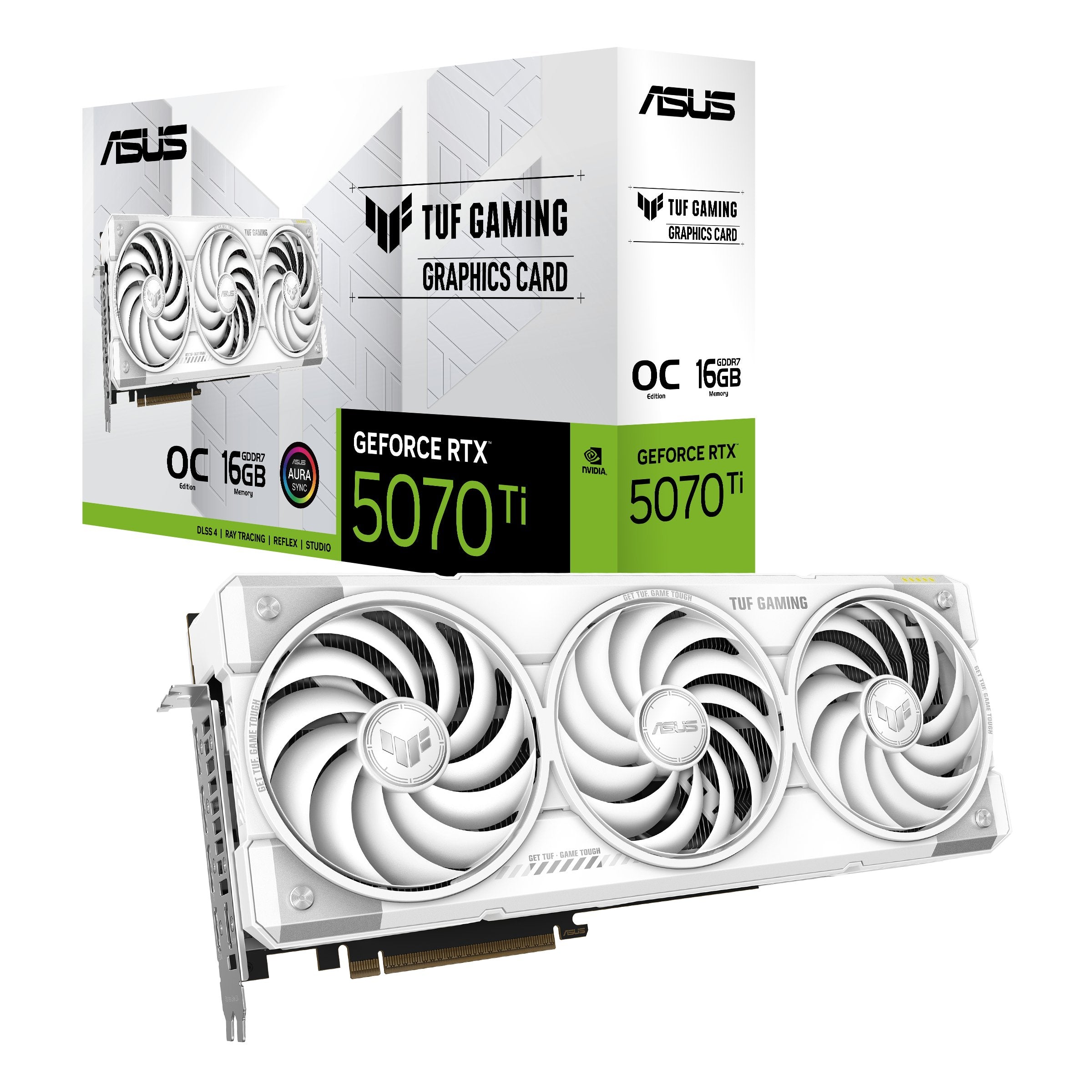 EAN 4711636066334 - ASUS TUF Gaming TUF-RTX5070TI-O16G-WHITE-GAMING NVIDIA GeForce RTX 5070 Ti 16 GB GDDR7 imagen 10