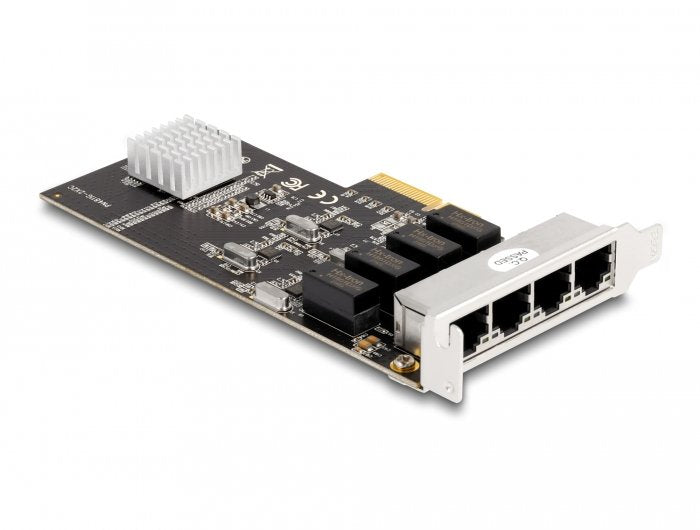 Delock Tarjeta Pci Express X4 A 4 X Rj45 Gigabit Lan