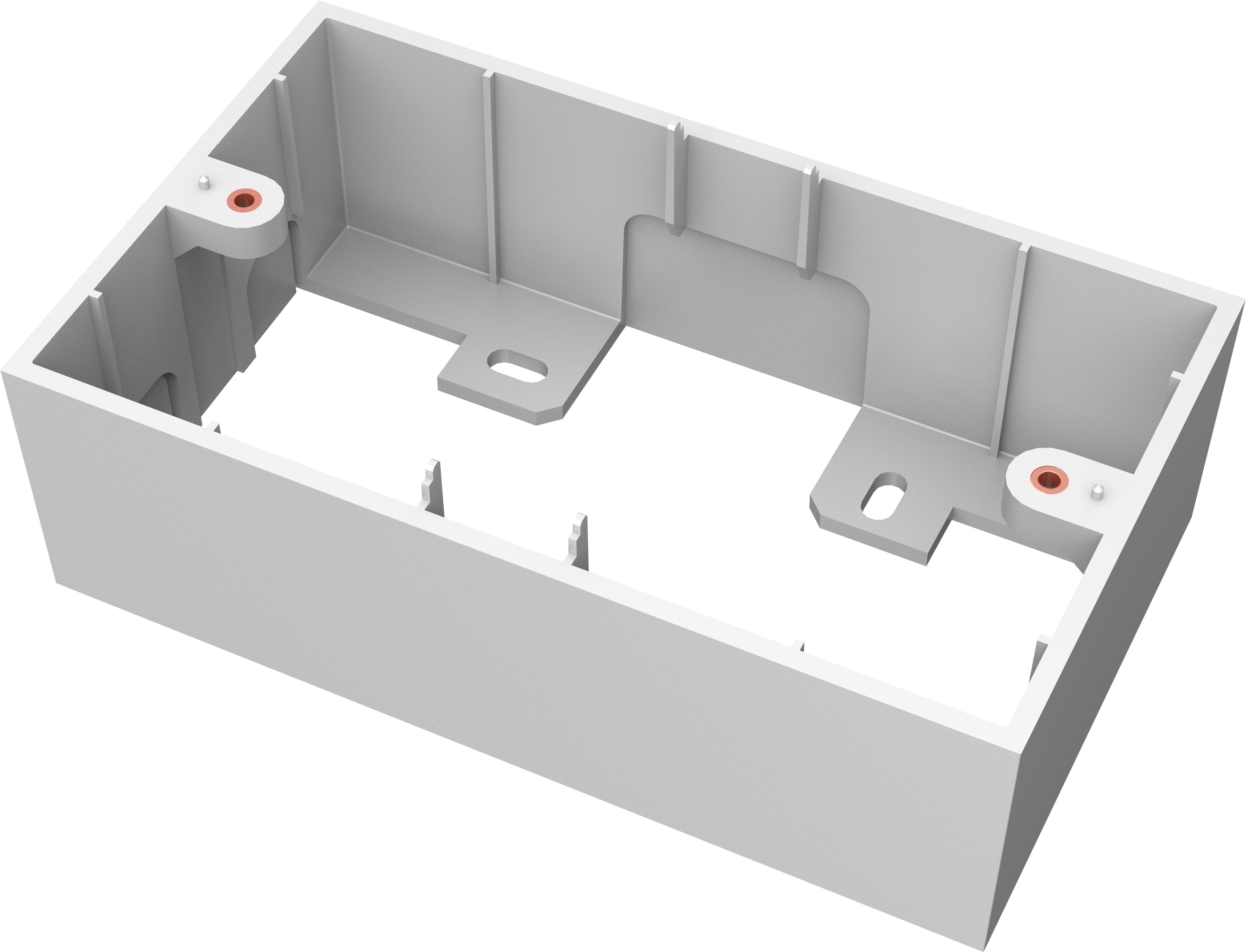 Vision Tc3 Backbox2g Caja Electrica Blanco