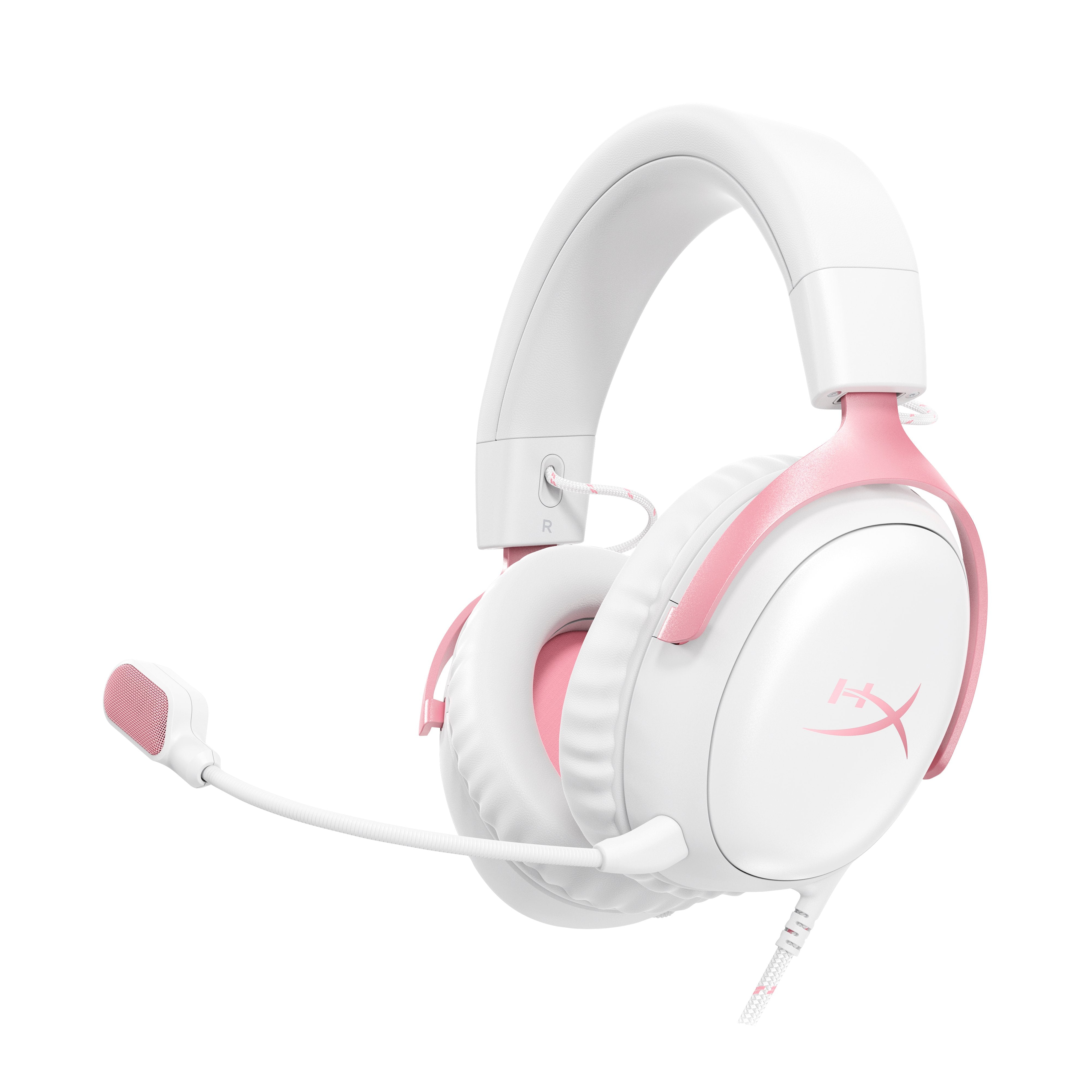 EAN 0198122306930 - HyperX Cloud III White/Pink Gaming Headset Alámbrico Diadema Juego Rosa, Blanco imagen 1