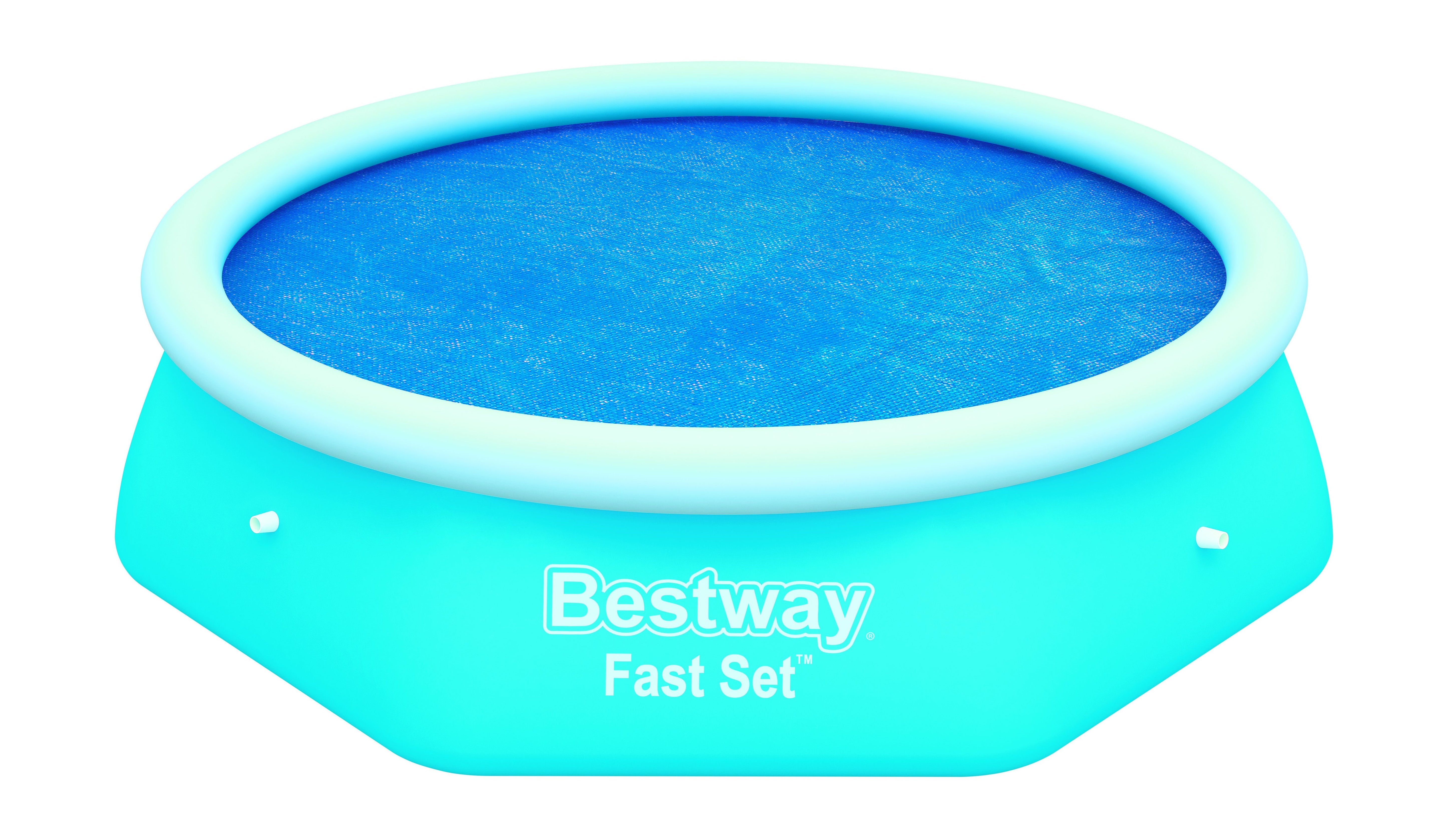 Bestway 58060 - Cobertor Solar Azul Para Piscinas De 8' X 26pulgadas - 2.44m X 66 Cm
