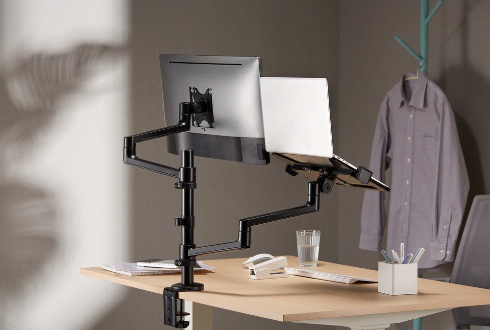 EAN 8716309127721 - Gembird MA-DA-04 soporte para monitor 81,3 cm (32") Escritorio Negro imagen 6