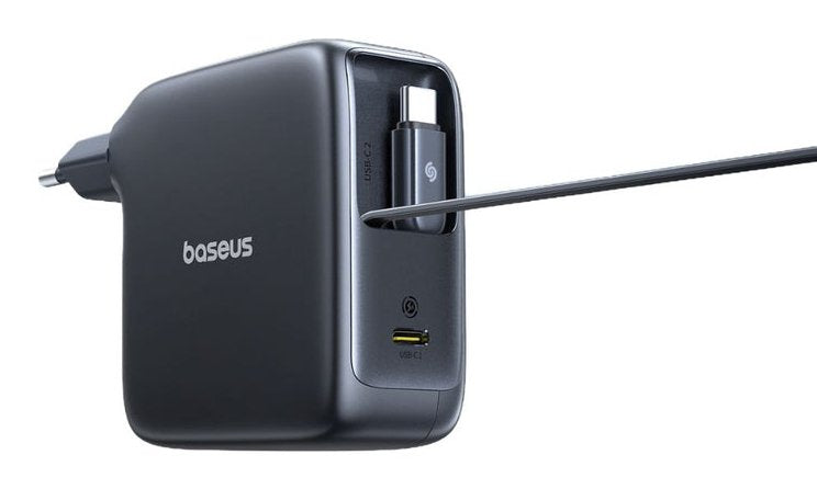 Enercore Cj21 Fast Charger With Dual Retractable Cables 3c 67w Eu Cosmic Black