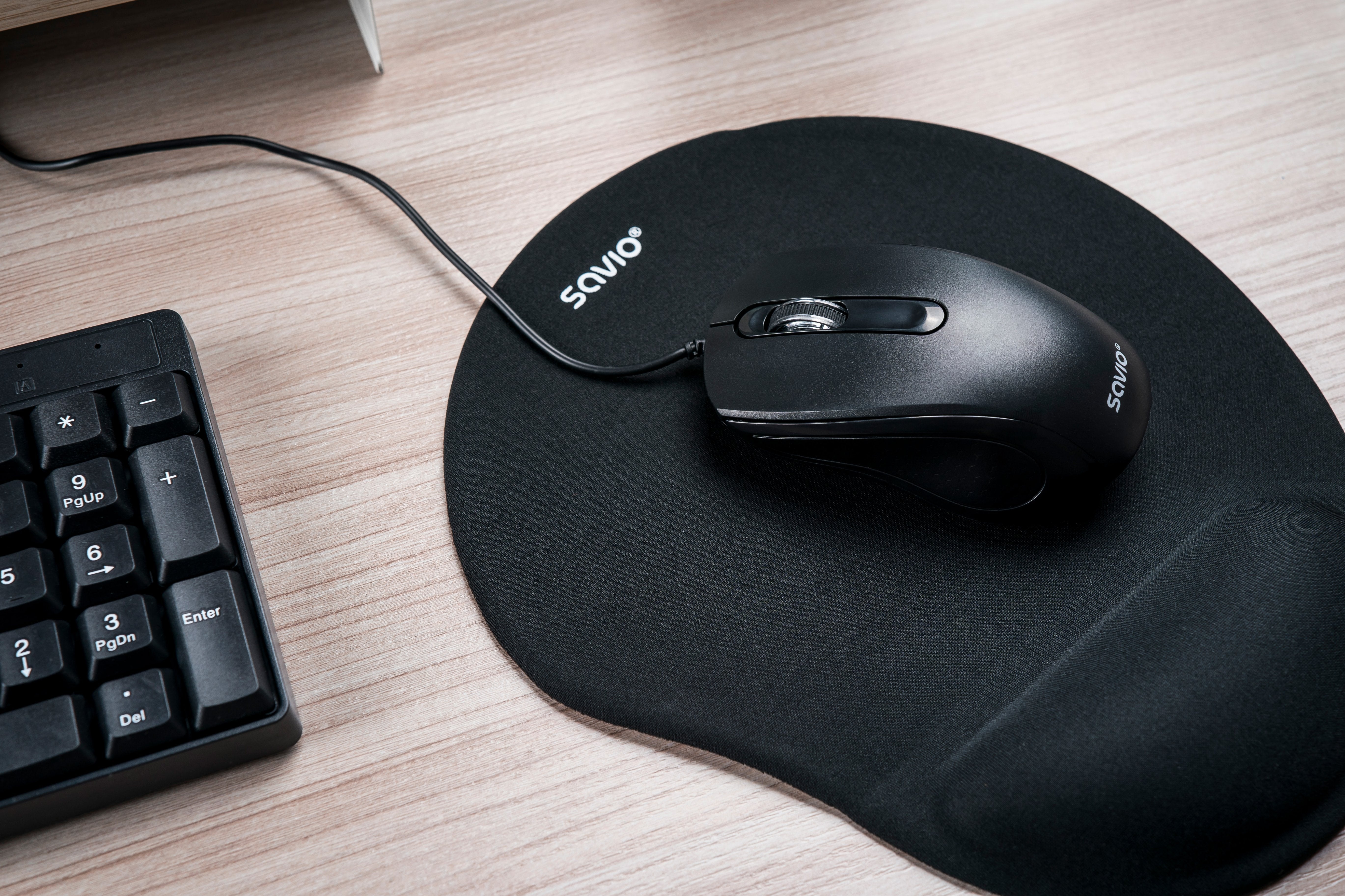 EAN 5901986048848 - Savio KB-01 teclado Hogar / Oficina USB QWERTY Inglés de EE. UU. Negro imagen 9