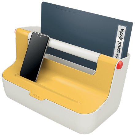 EAN 4002432126194 - Leitz 61250019 caja de almacenaje Rectangular Acrilonitrilo butadieno estireno (ABS) Blanco, Amarillo imagen 6
