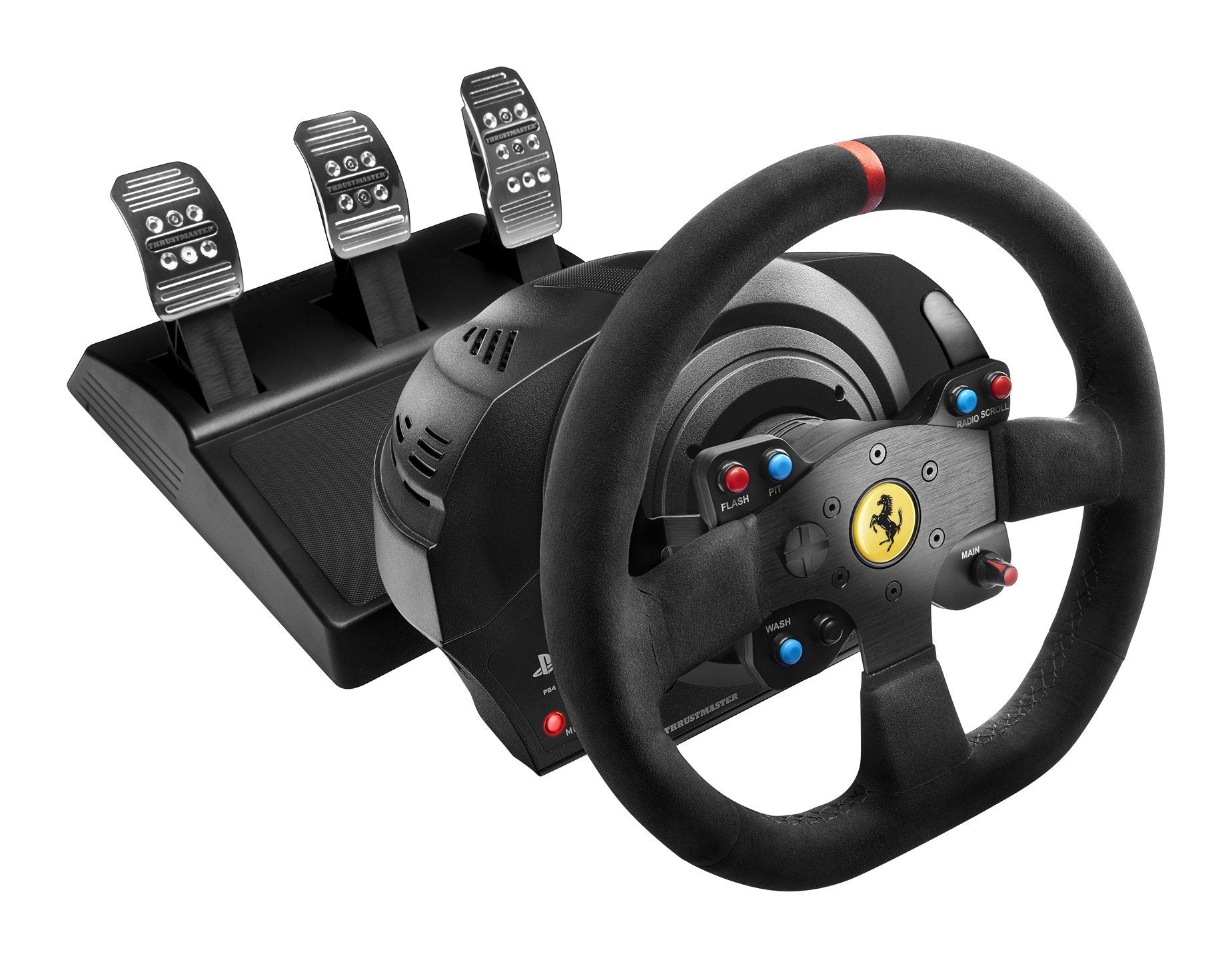 Thrustmaster Volante T300 Ferrari Integral Alcantara Edition Para Ps3/Ps4/Pc