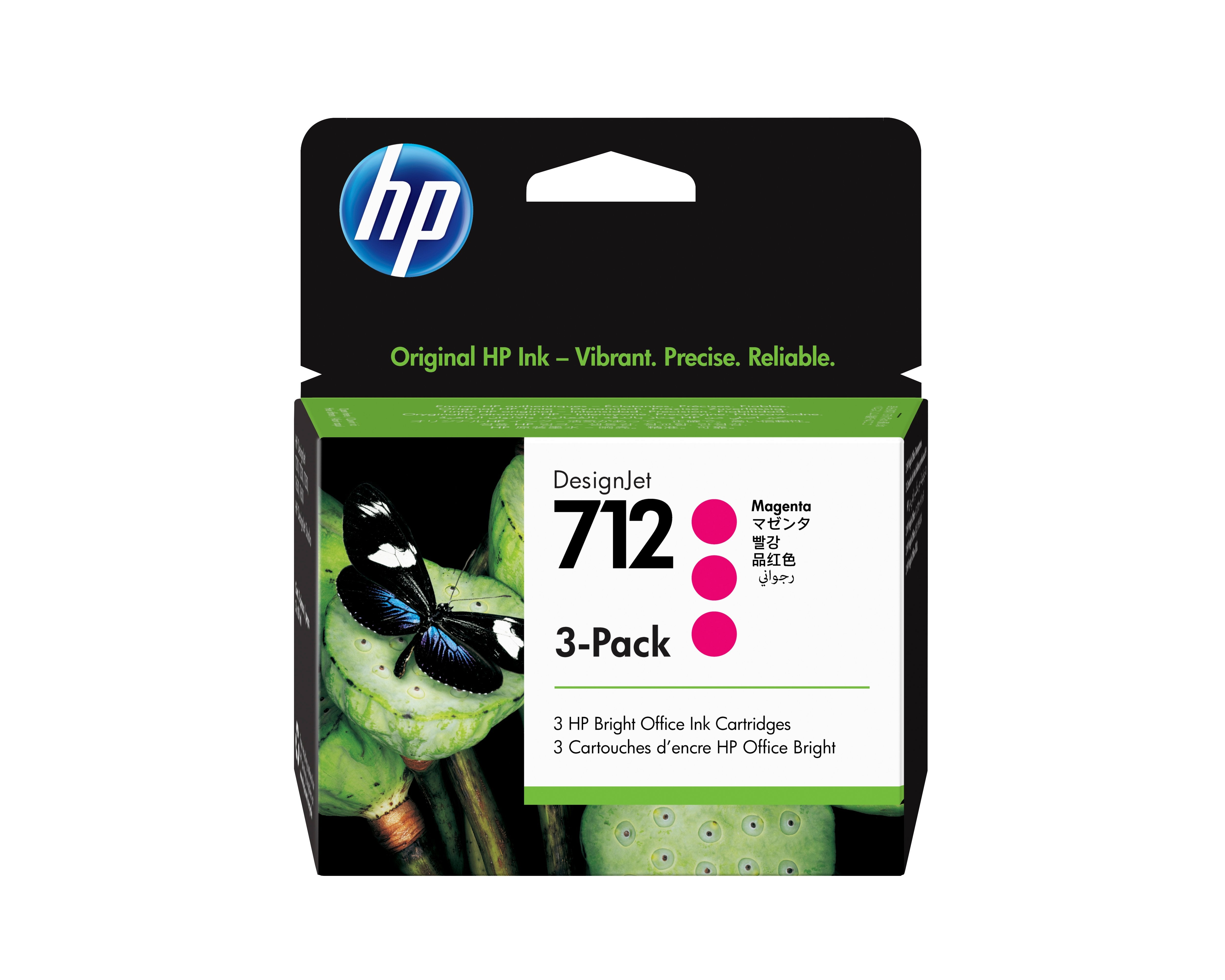 EAN 0193905352876 - HP 712 3-pack 29-ml Magenta DesignJet Ink Cartridge cabeza de impresora Inyección de tinta térmica imagen 1