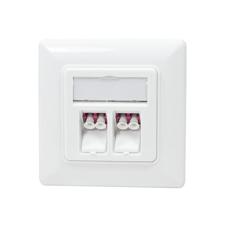 Logilink Modulare Wanddose F. Glasfaser Mit Lc-Duplex-Stecker