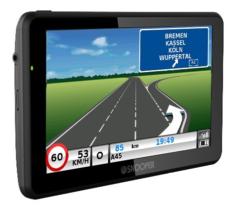 Snooper Ventura Pro S6900 Navegador Fijo 17,8 Cm (7") Lcd Pantalla Táctil 322 G Negro