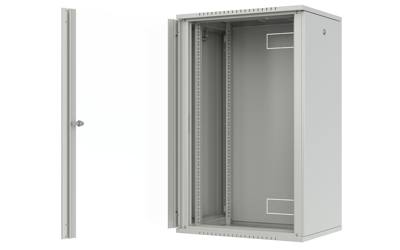 Quick Assembly Flat Pack 19" 20u Rack Wall Mount W:600 X