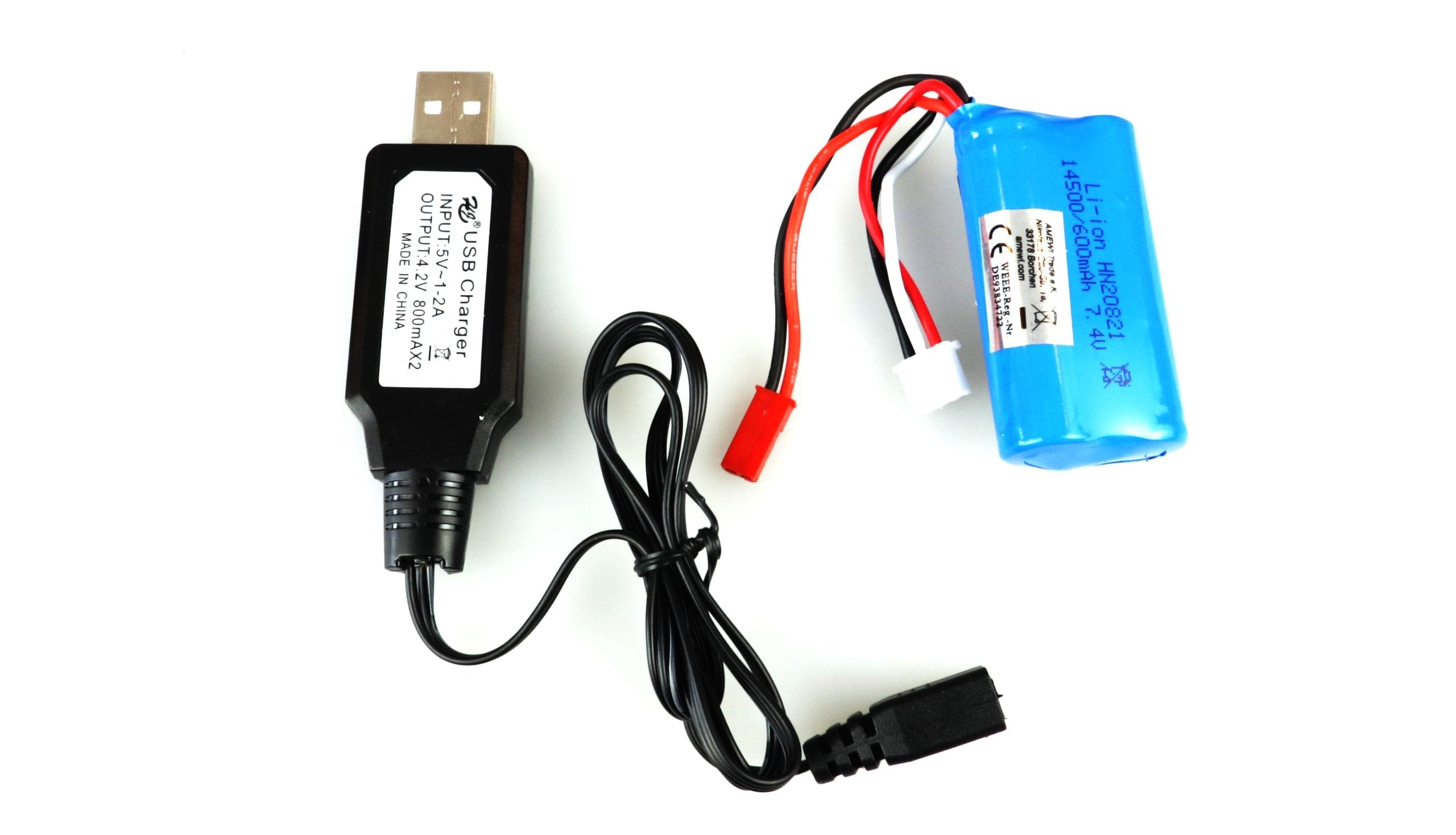 Amewi Rc Baumelle Planierraupe Li-Ion Akku 600mah Amarillo/8+